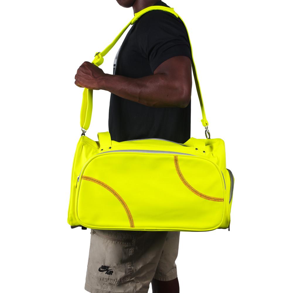 Zumer Sport Softball Duffel Bag Full-Size Travel Duffel Carry-On Bag
