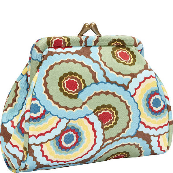 Amy Butler Cotton and Vegan Mallory Coin / Cosmetic Purse