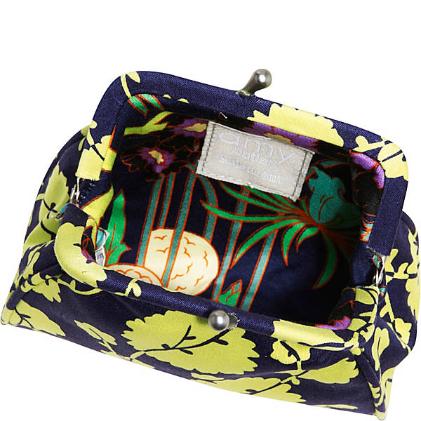 Amy Butler Cotton and Vegan Mallory Coin / Cosmetic Purse