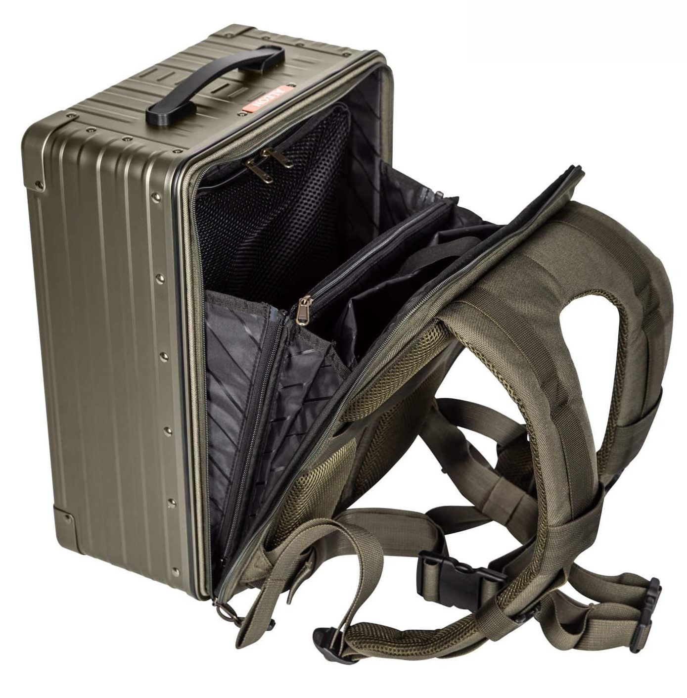 Aleon 17″ Aluminum Hybrid Vegan Backpack