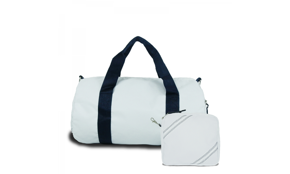 SailorBags Active Life Set Vegan Round Duffel Bag+Accessory Pouch