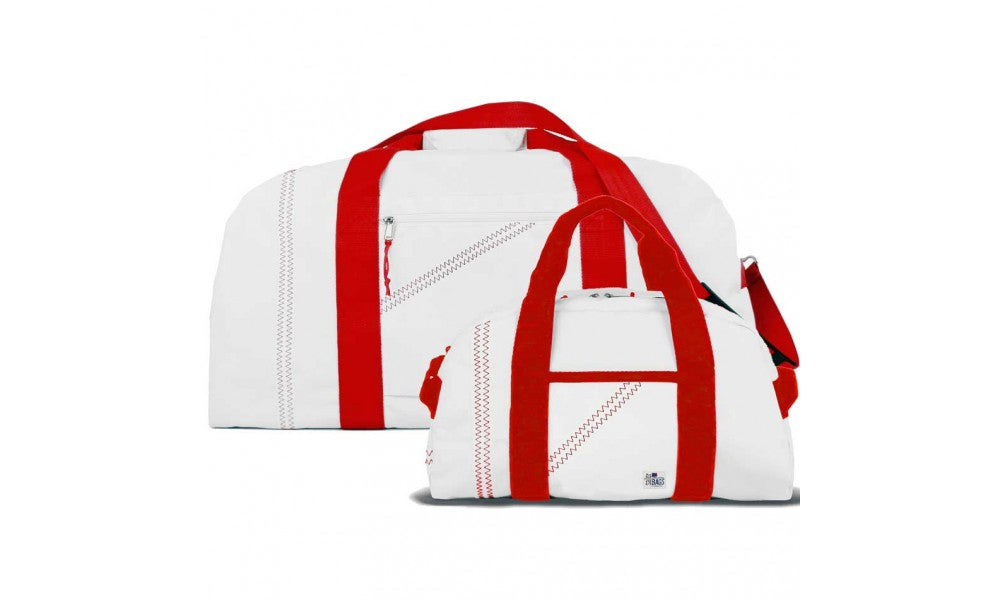 SailorBags 2 Piece Set XL Square Duffel+ Small Duffel 1 Day/ 2 Day Duffel Set