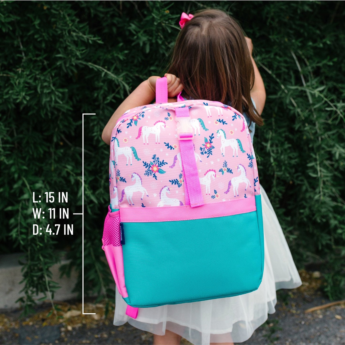 Wildkin Vegan Clip-in Lunch Box+Pack It All 15" Backpack Set