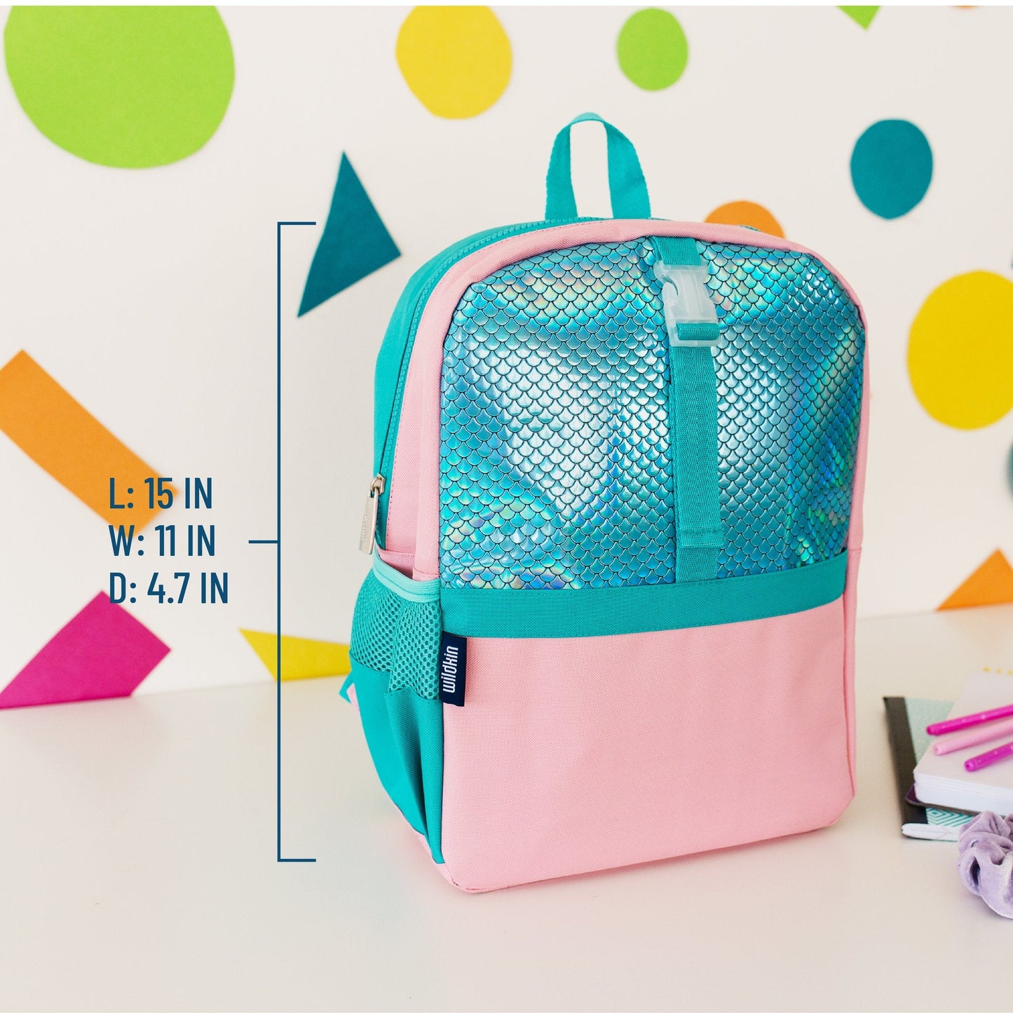 Wildkin Vegan Clip-in Lunch Box+Pack It All 15" Backpack Set