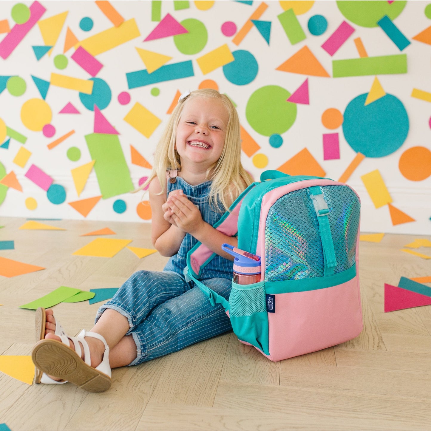 Wildkin Vegan Clip-in Lunch Box+Pack It All 15" Backpack Set