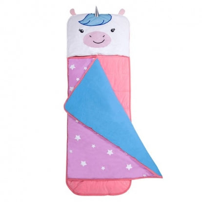 Wildkin Unicorn 3 Piece Set Plush Nap Mat+Lunch Box+Backpack Bundle offer