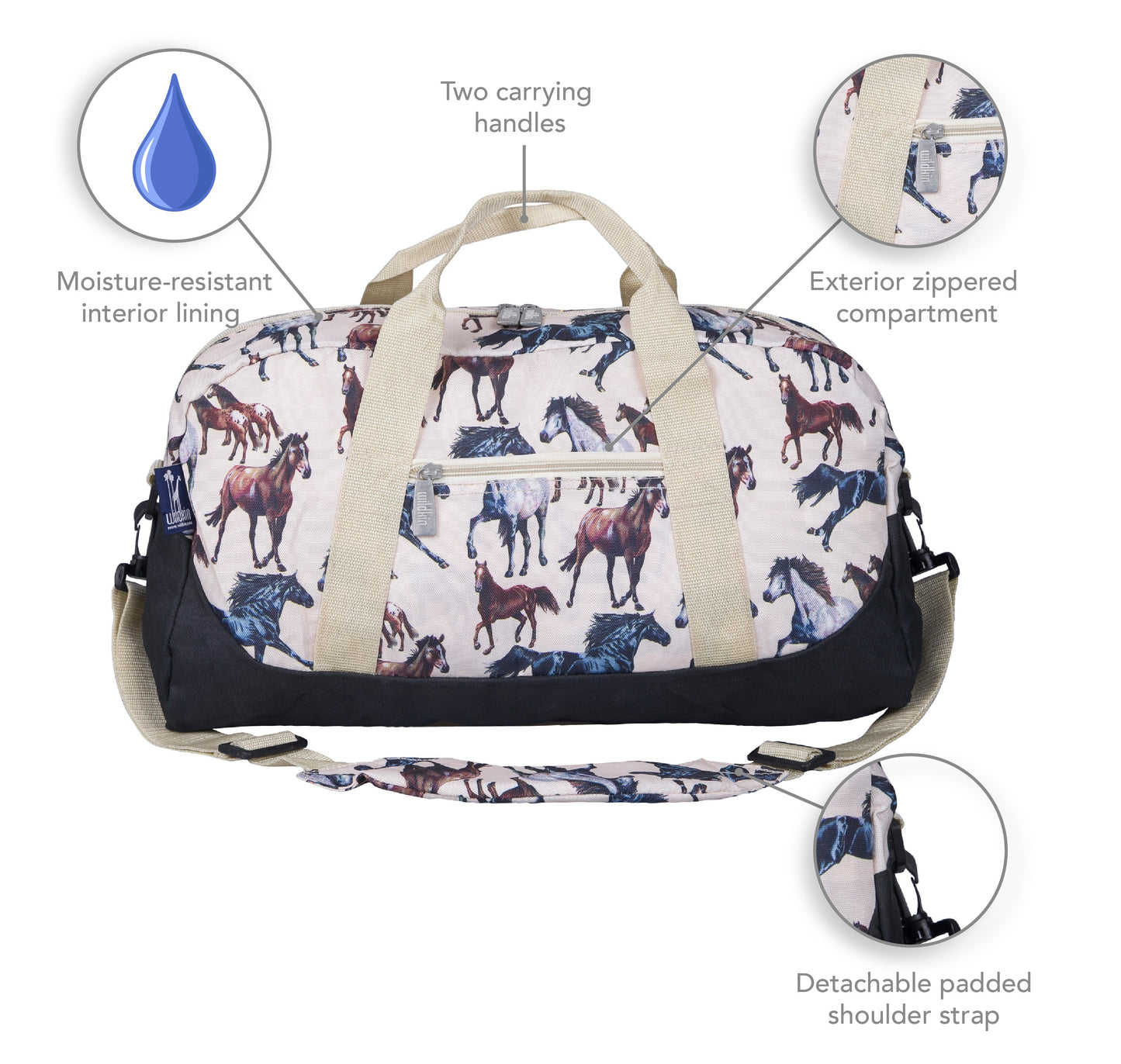 Wildkin Kids Best Overnighter Duffel Bag