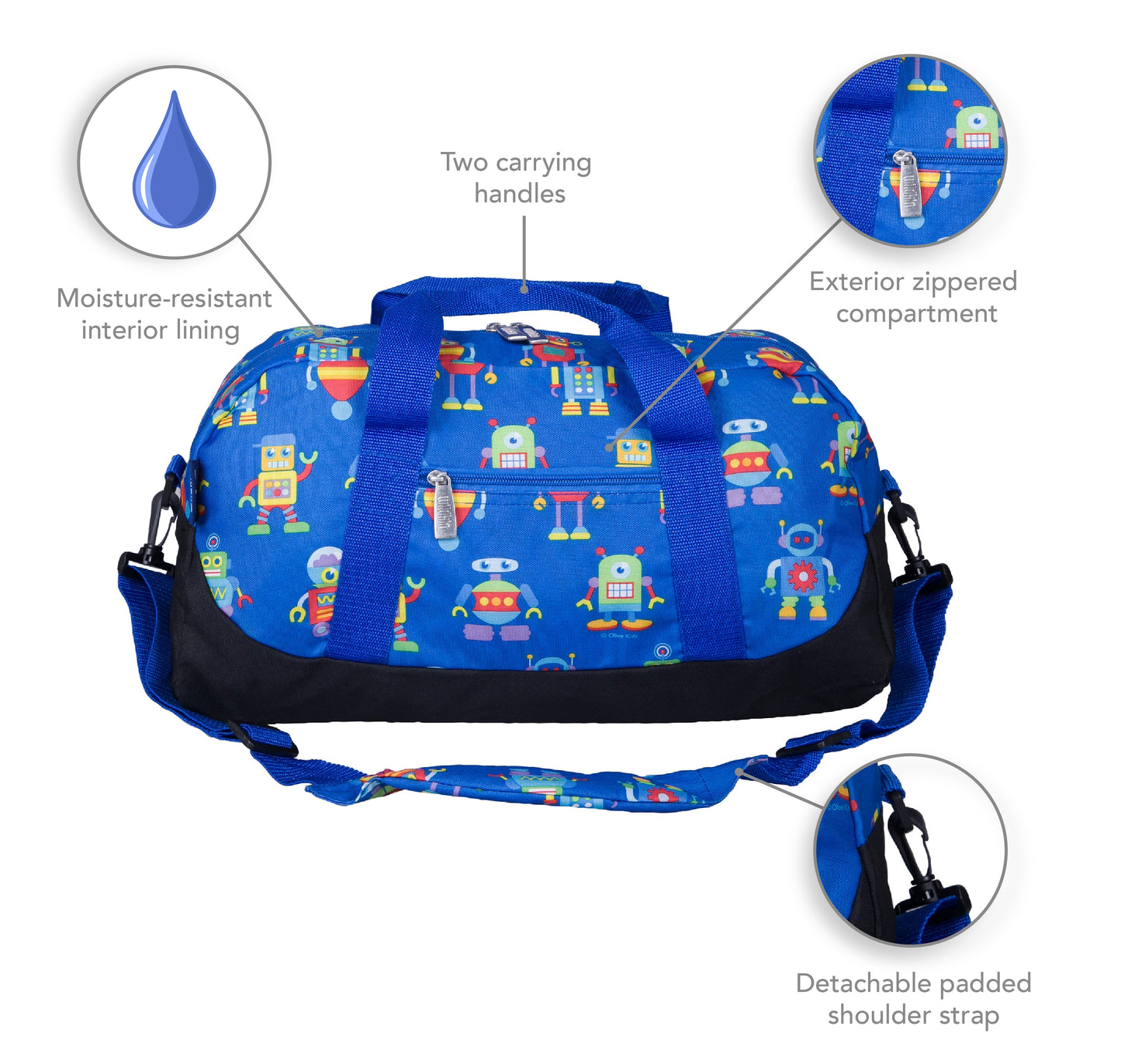 Wildkin Kids Best Overnighter Duffel Bag