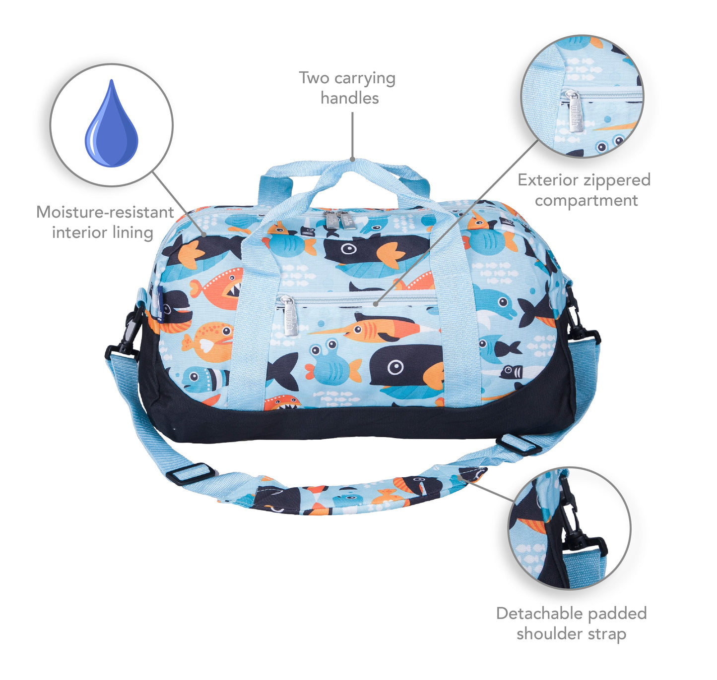 Wildkin Kids Best Overnighter Duffel Bag