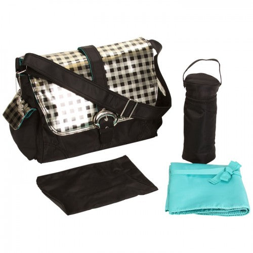 Kalencom Harlequin Vegan Eco Friendly Diaper Buckle Bag Shoulder Bags
