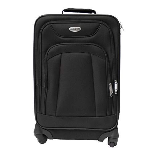 NorthPak Milano 2 Piece 21’’ and 25’’ luggage Spinner Softside 600D Polyester carry-on Set