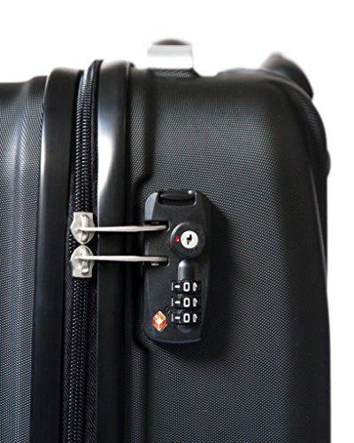 NorthPak Stockholm 2 Piece Black  20’’ and 24’’ luggage Spinner Set