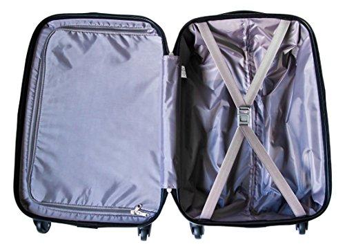 NorthPak Milano 2 Piece 21’’ and 25’’ luggage Spinner Softside 600D Polyester carry-on Set