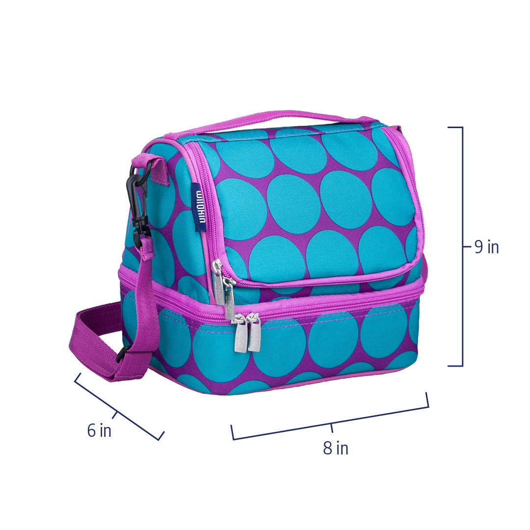 Wildkin Insulated Two Compartment Lunch Bag