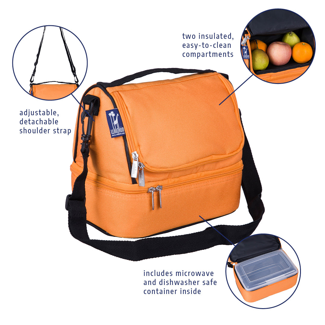 Wildkin Insulated Two Compartment Lunch Bag