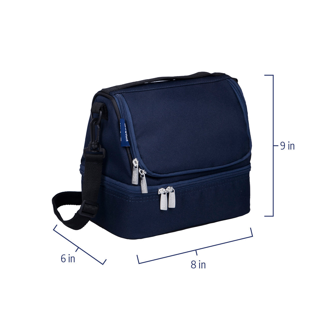 Wildkin Insulated Two Compartment Lunch Bag