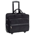 McKlein FRANKLIN Vegan 17” Nylon Detachable -Wheeled Laptop Briefcase