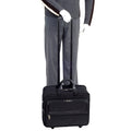 McKlein FRANKLIN Vegan 17” Nylon Detachable -Wheeled Laptop Briefcase