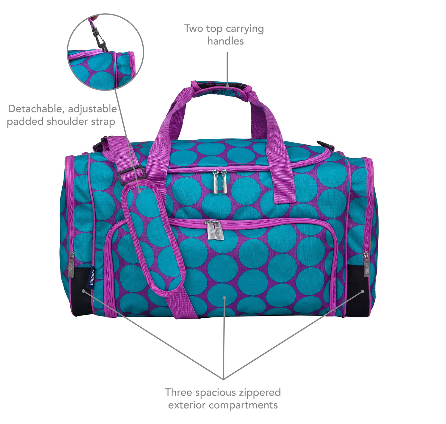 Wildkin Kids Weekender Duffel Bag