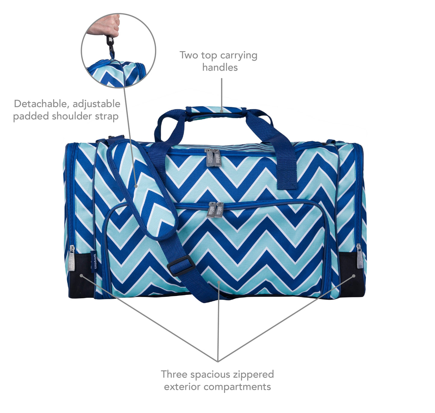 Wildkin Kids Weekender Duffel Bag