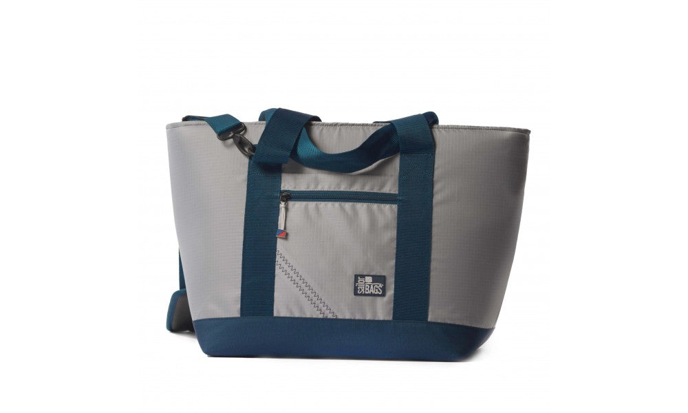SailorBags Silver Spinnaker Vegan Cooler Tote
