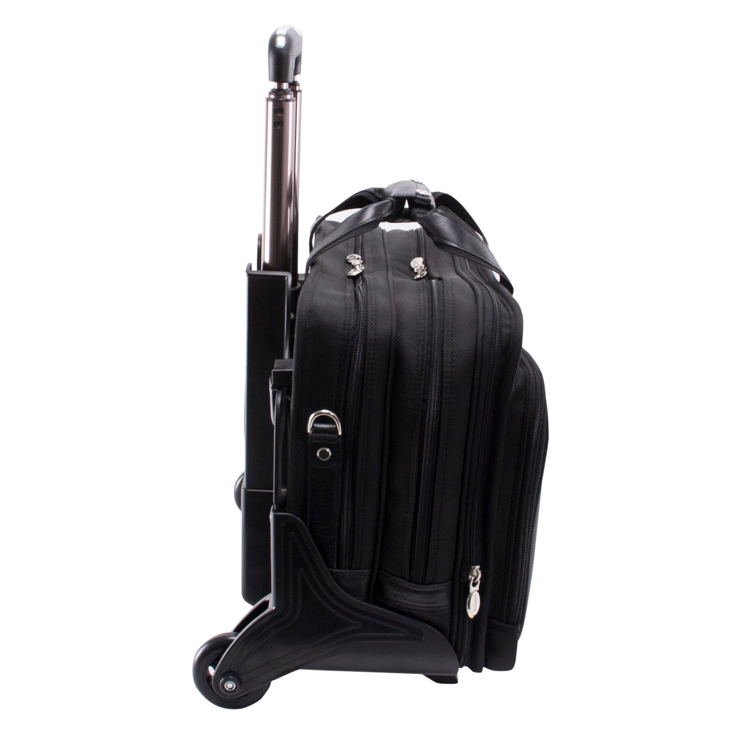 McKlein ROOSEVELT 17" Nylon Patented Unisex Detachable 2-in-1 Wheeled Laptop Briefcase w/ Removable Sleeve
