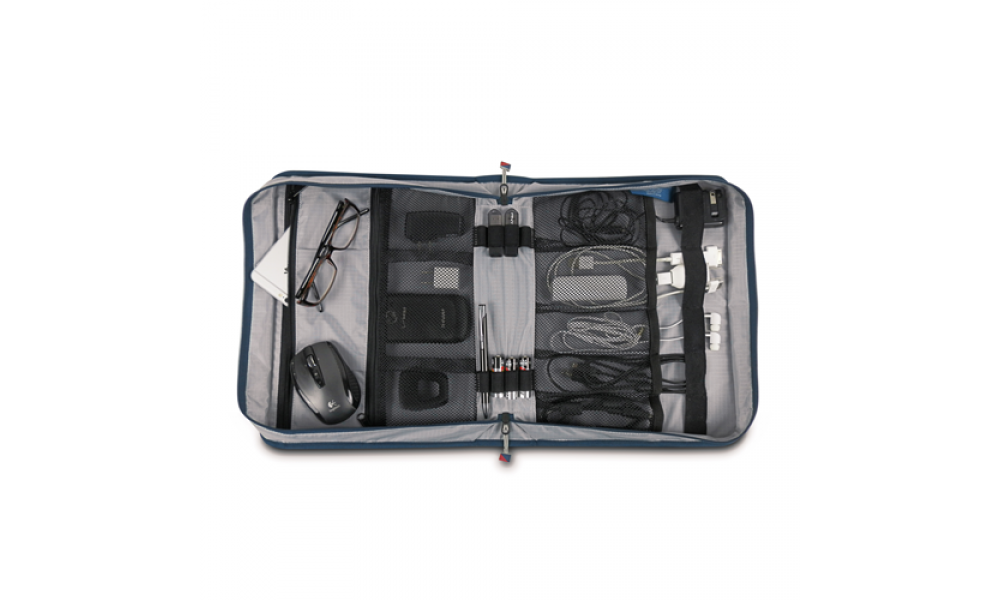 SailorBags Silver Spinnaker Vegan All-Purpose Utility Case Organizer