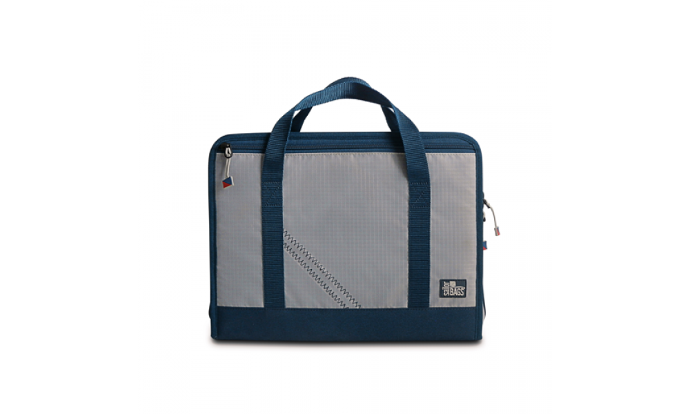 SailorBags Silver Spinnaker Vegan All-Purpose Utility Case Organizer