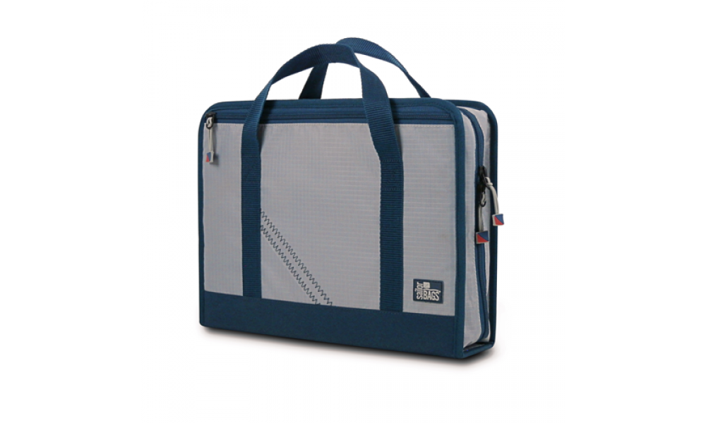 SailorBags Silver Spinnaker Vegan All-Purpose Utility Case Organizer