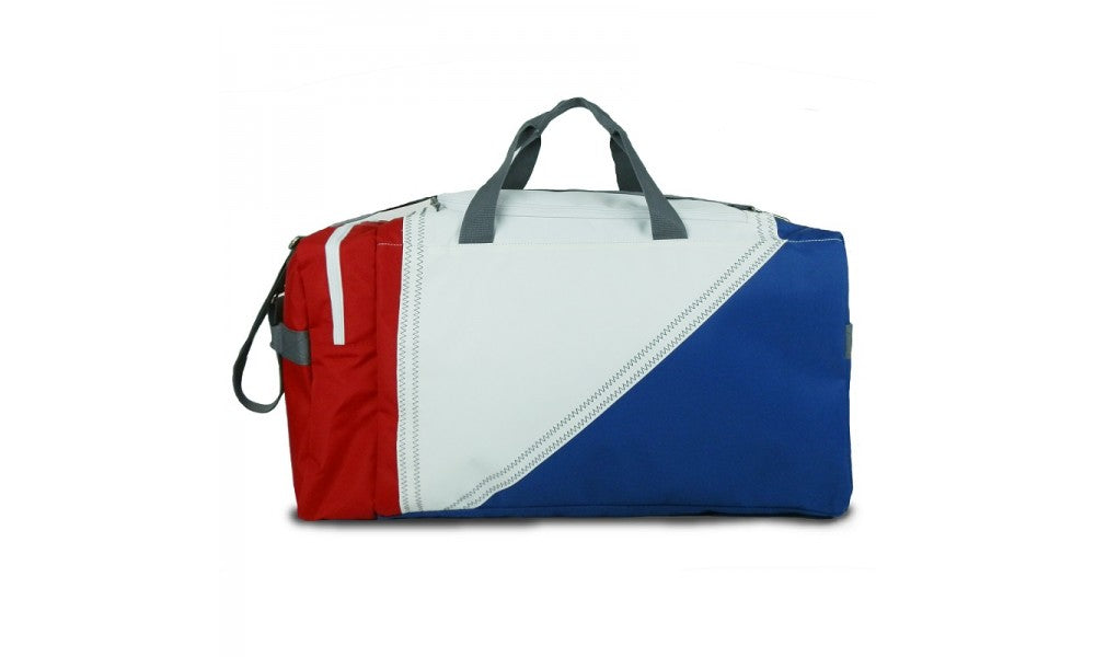SailorBags Tri-Sail Sport 2 Piece Set Duffel Bag+Toiletry Kit