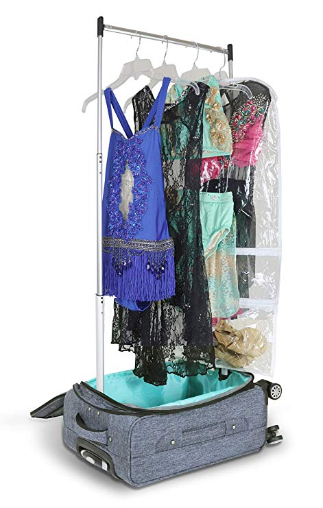 Mavii 20" Vegan Costume Rack Carry-On Spinner Luggage