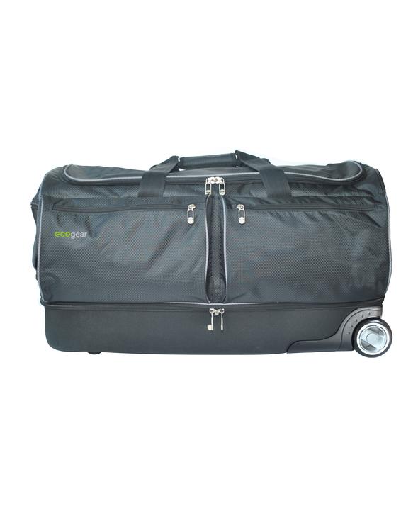 Ecogear 28" Wheeled Duffel with Garment Rack and Drop Bottom