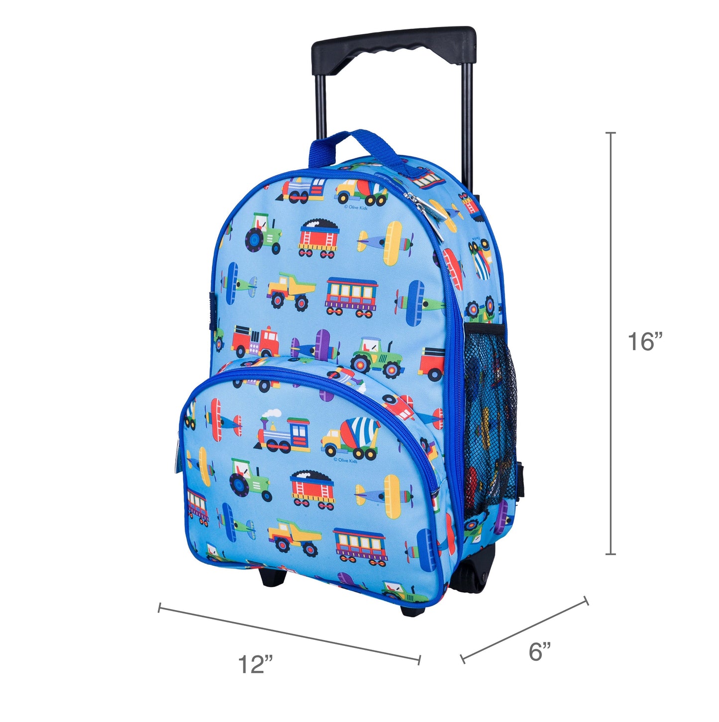Wildkin Kids Rolling Luggage Under-seat Carry-on 16"