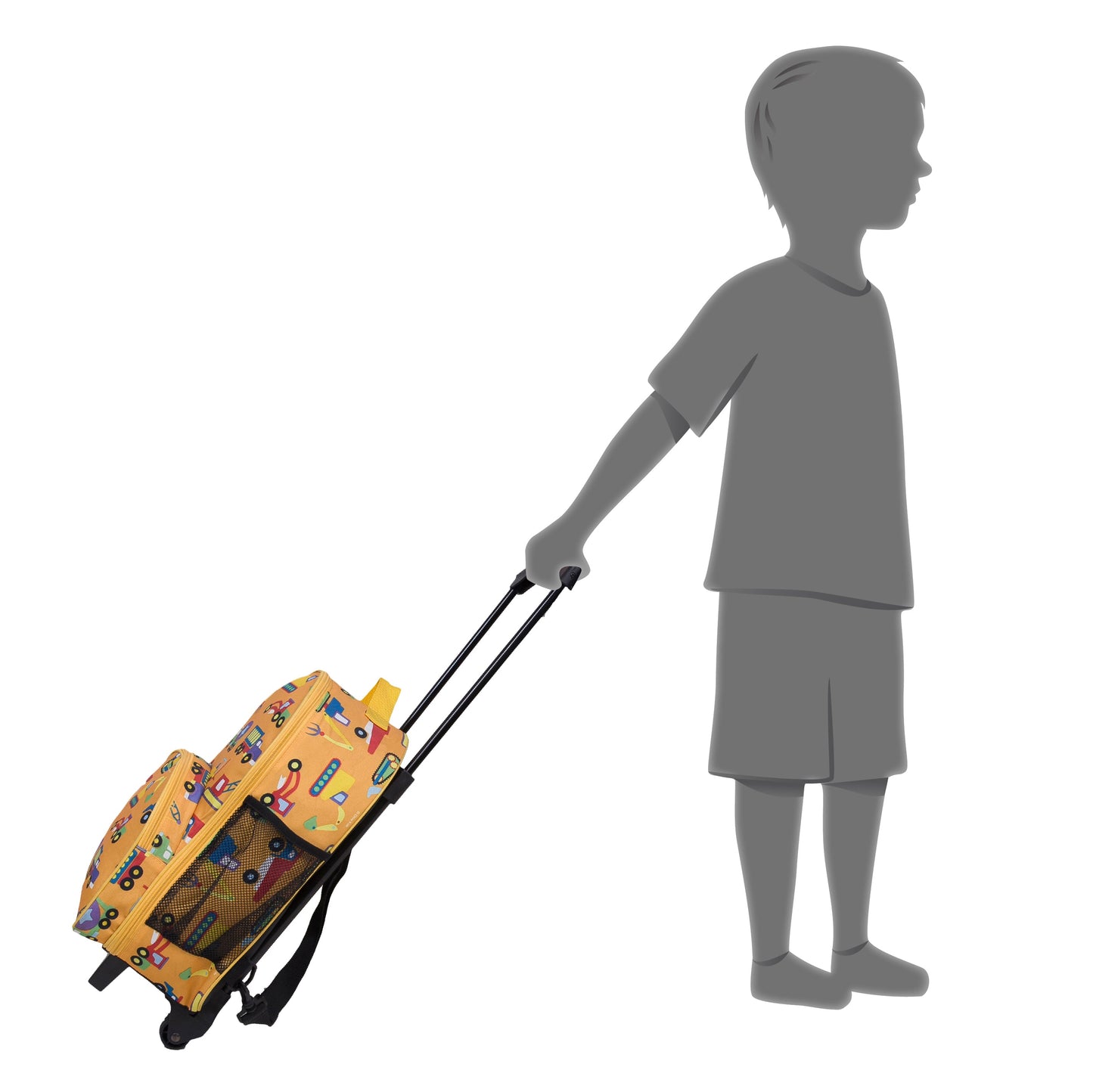 Wildkin Kids Rolling Luggage Under-seat Carry-on 16"