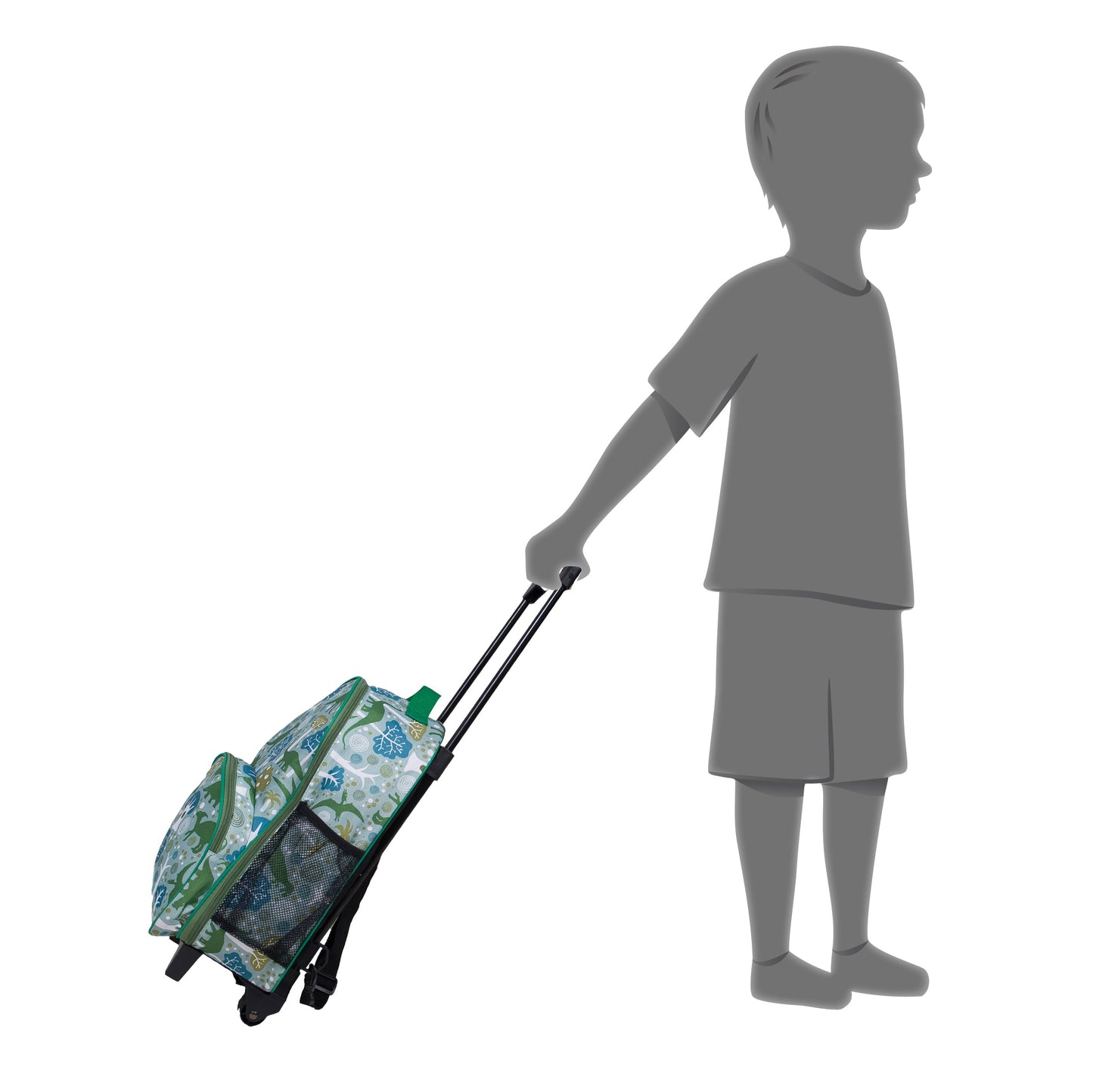 Wildkin Kids Rolling Luggage Under-seat Carry-on 16"