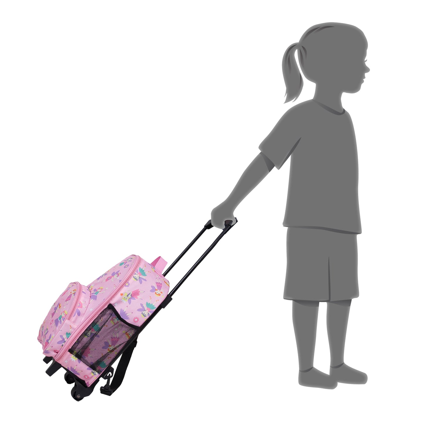 Wildkin Kids Rolling Luggage Under-seat Carry-on 16" Age:3-10