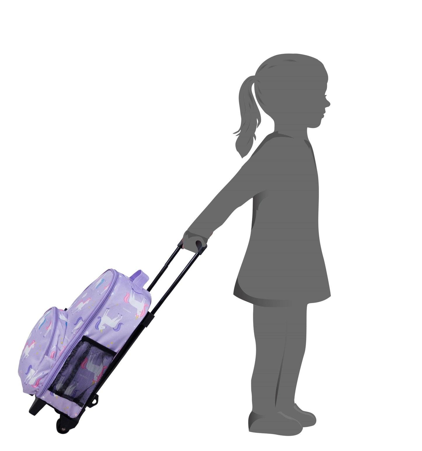 Wildkin Kids Rolling Luggage Under-seat Carry-on 16" Age: 3-10