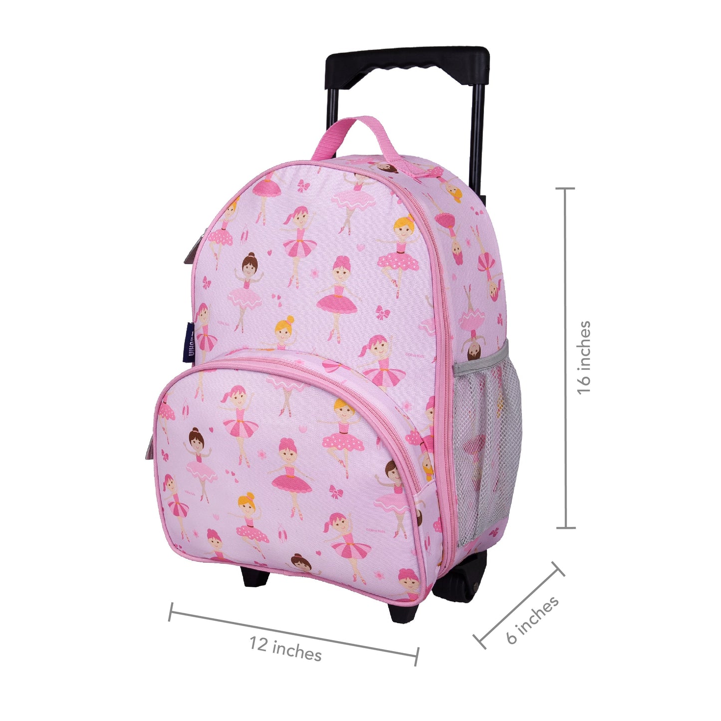Wildkin Kids Rolling Luggage Under-seat Carry-on 16" Age:3-10