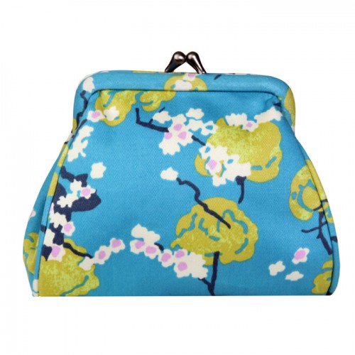 Amy Butler Cotton and Vegan Mallory Coin / Cosmetic Purse