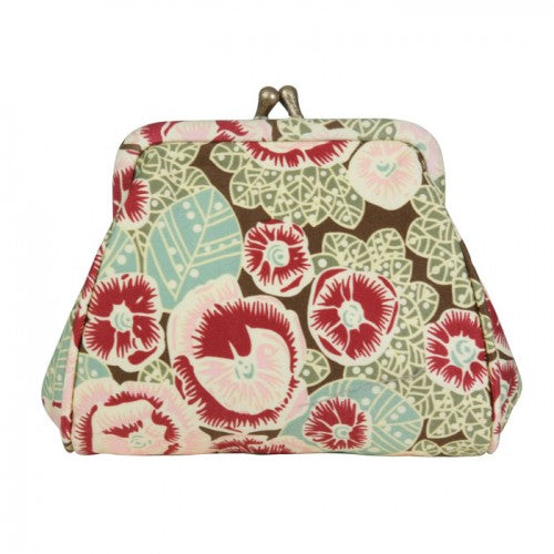 Amy Butler Cotton and Vegan Mallory Coin / Cosmetic Purse