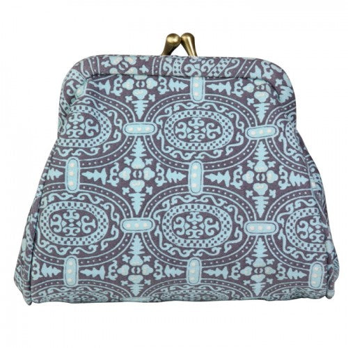 Amy Butler Cotton and Vegan Mallory Coin / Cosmetic Purse
