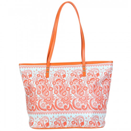 Amy Butler Sweet Bliss Vegan Pleather Carry All Tote Bag