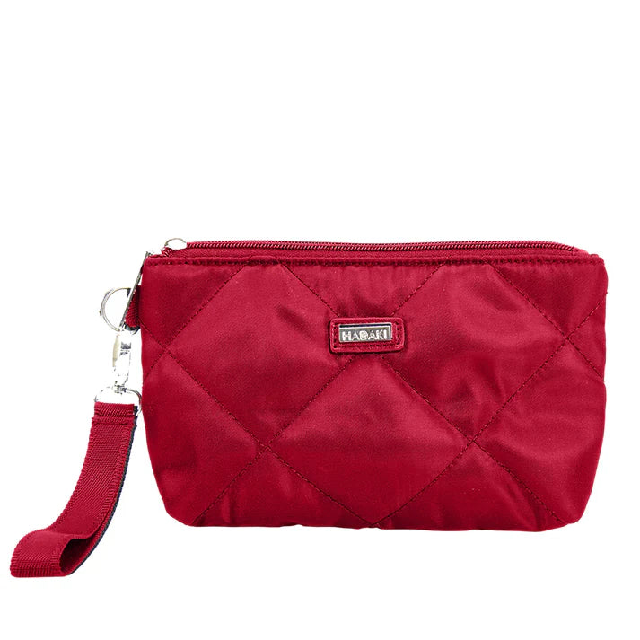 Hadaki Vegan Quilted Wristlet Clutch