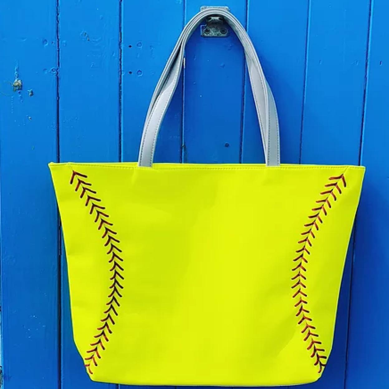 Zumer Sport Women's Vegan Softball Purse Tote Handbag
