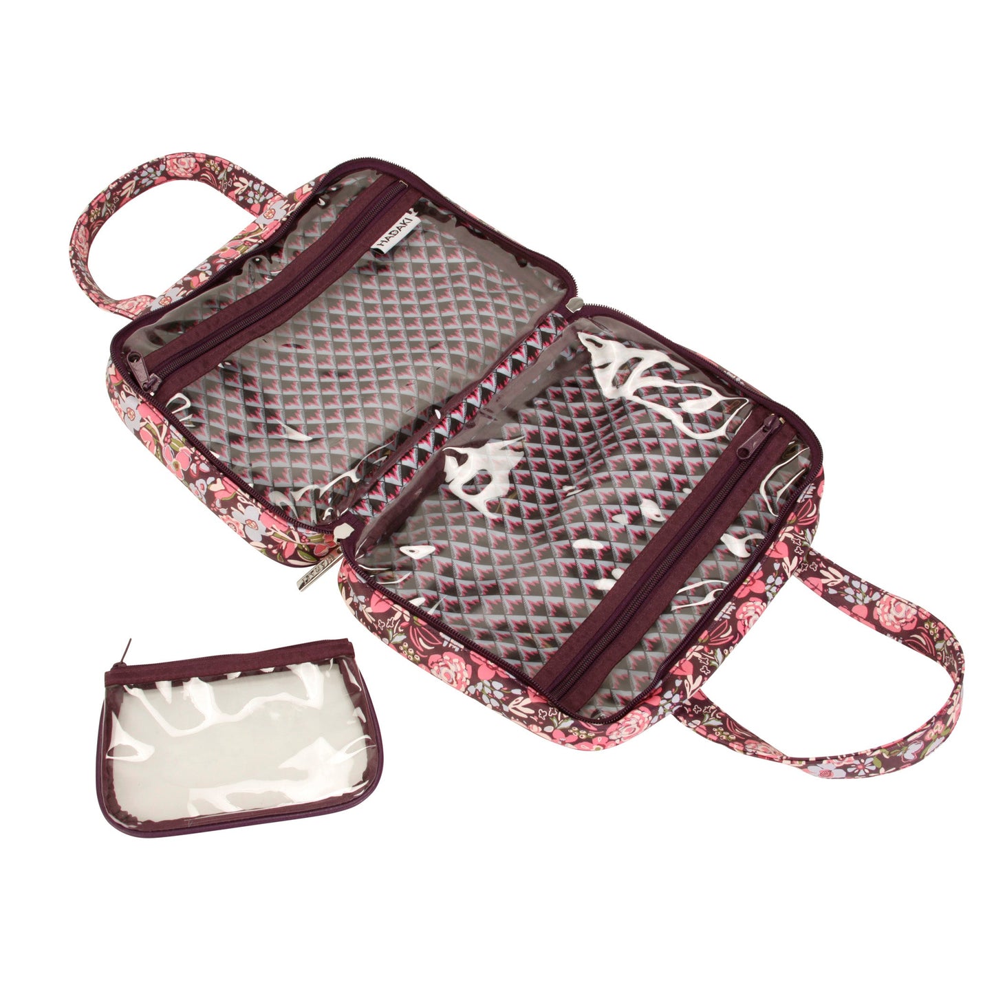 Hadaki Vegan Makeup Case Pod with 2 Compartments