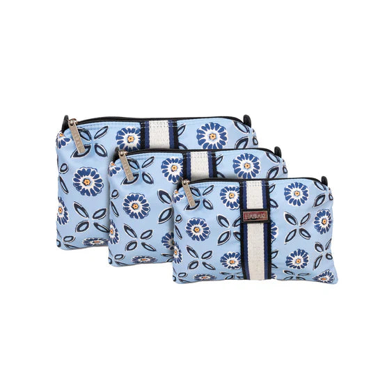 Hadaki Eco-friendly Vegan 3 Piece Travel Zip Carry All Pod Set