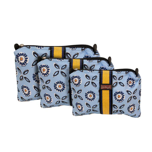 Hadaki Eco-friendly Vegan 3 Piece Travel Zip Carry All Pod Set