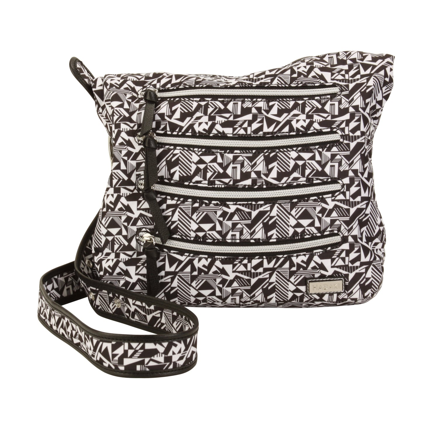 Hadaki Vegan Nylon Millipede Tote Crossbody Bag