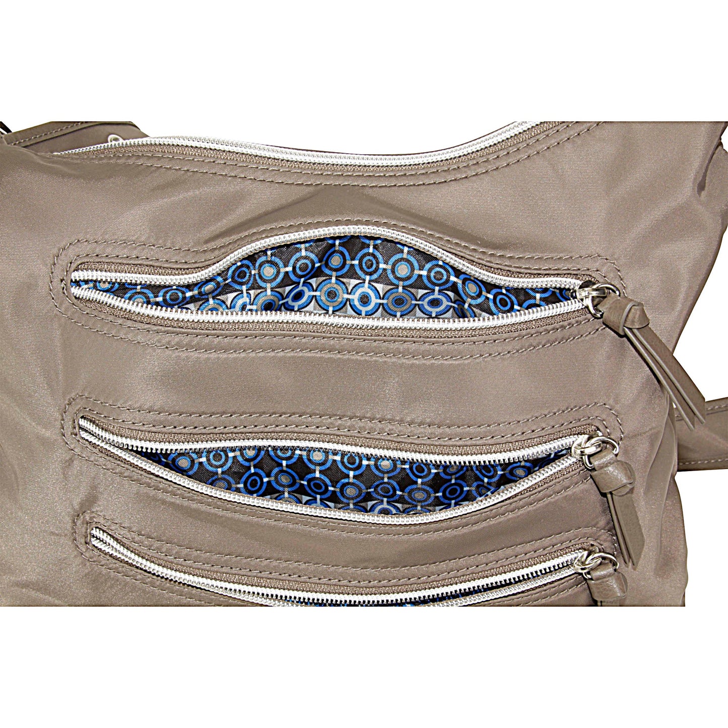 Hadaki Vegan Nylon Millipede Tote Crossbody Bag