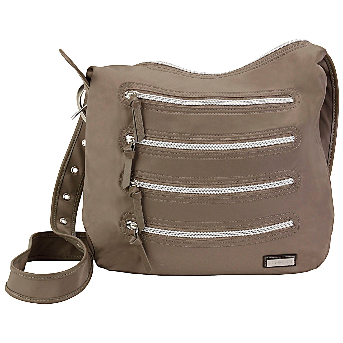 Hadaki Vegan Nylon Millipede Tote Crossbody Bag